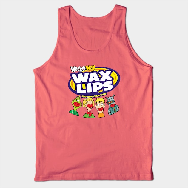 Wacko Wax - Wax Lips Tank Top by Chewbaccadoll